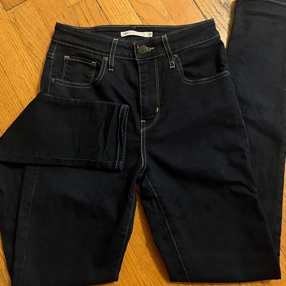 Levi’s 721 high rise skinny, dark indigo - Picture 6 of 6